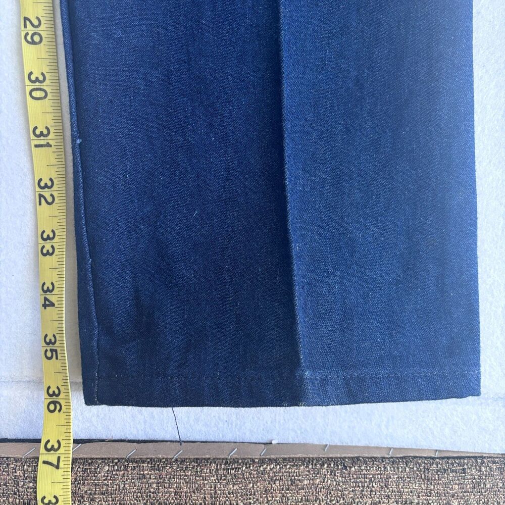 VTG Rag City Blues Los Angeles Zip Around Jeans Womens 26x36 USA Made 70s Disco - Picture 13 of 14